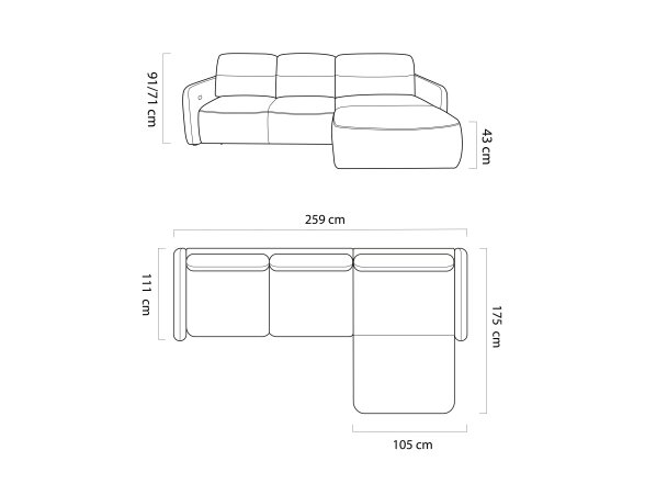 Minkštas kampas CA28531 7 Minkštas kampas CA28531 7